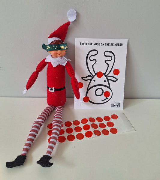 Stick the nose on the Reindeer - digital download